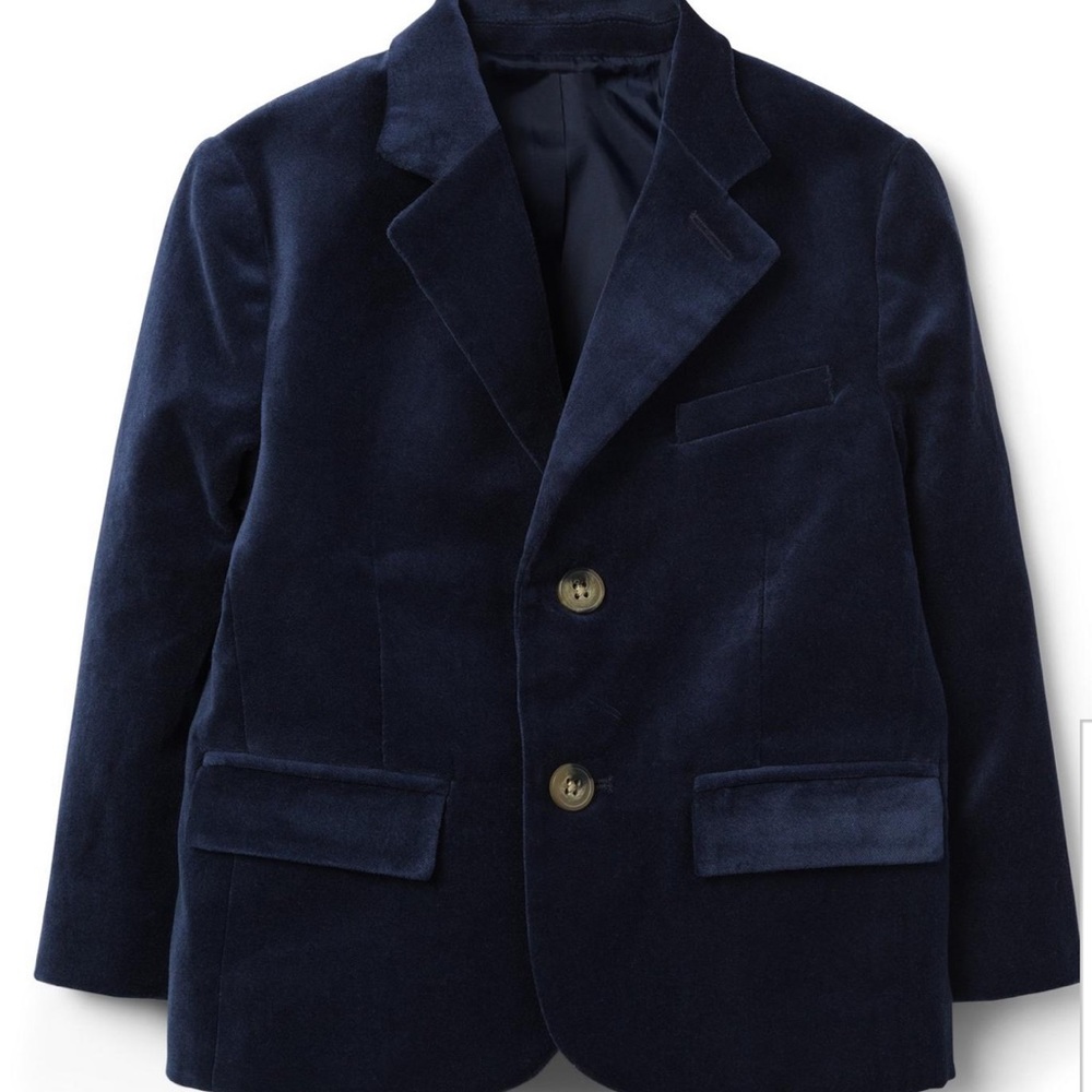 Janie & Jack boys velveteen blazer